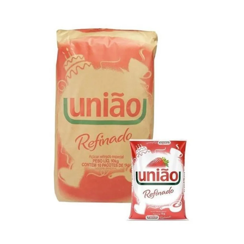 ACUCAR REFINADO 10 PCT X 1 KG UNIAO