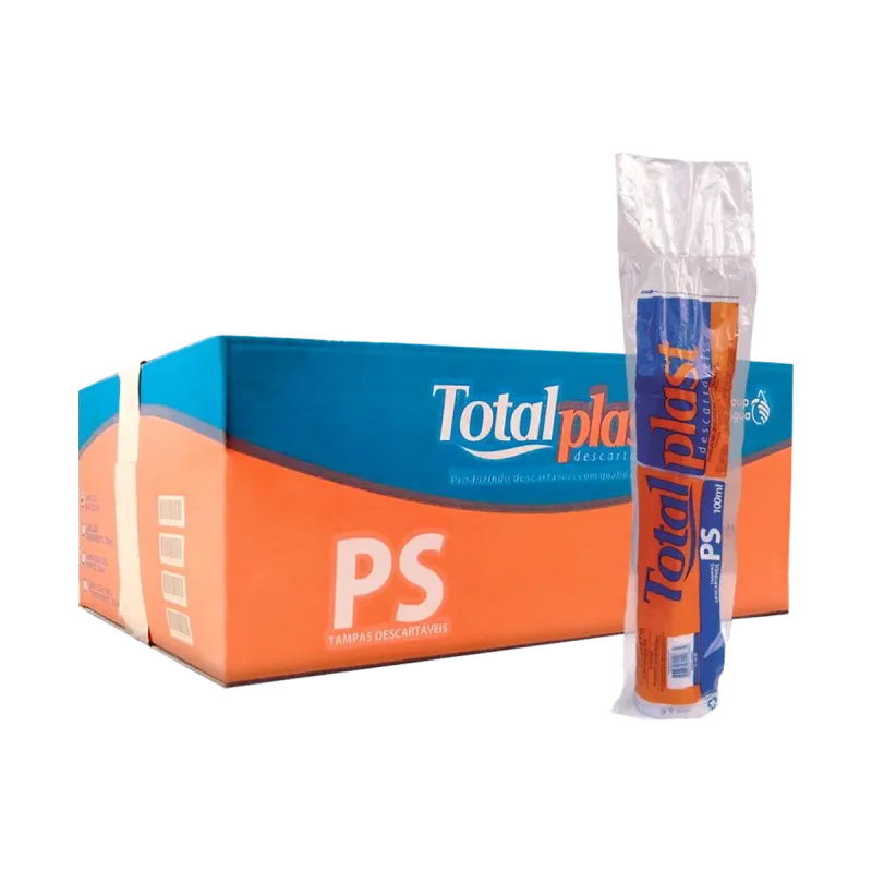 TAMPA 100 ML BRANCO 2000 UN TOTALPLAST