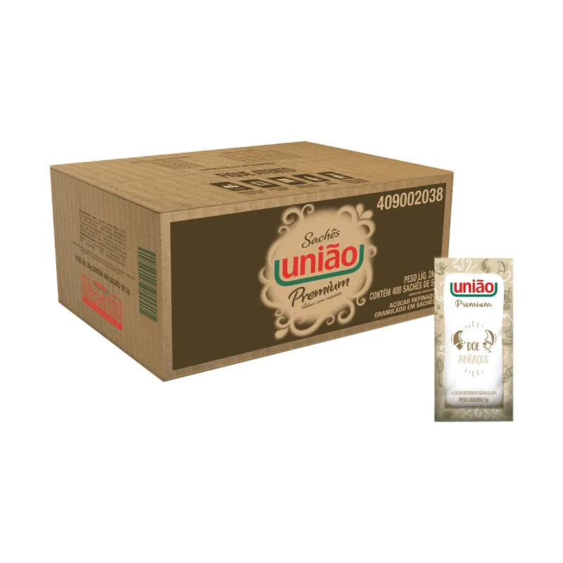 SACHET ACUCAR 400 UN UNIAO