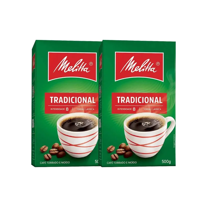 CAFE VACUO 2 UN X 500 GR TRADICIONAL MELITTA
