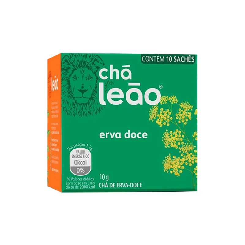 CHA ERVA DOCE SACHET 10 UN LEAO
