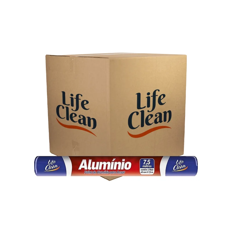PAPEL ALUMINIO 45 CM X 7,5 M 25 UN