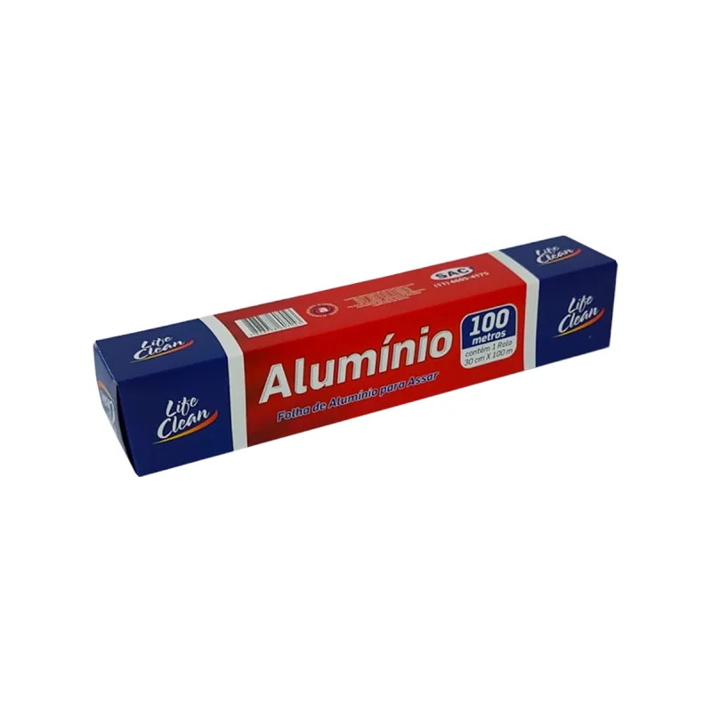 PAPEL ALUMINIO 30 CM X 100 M
