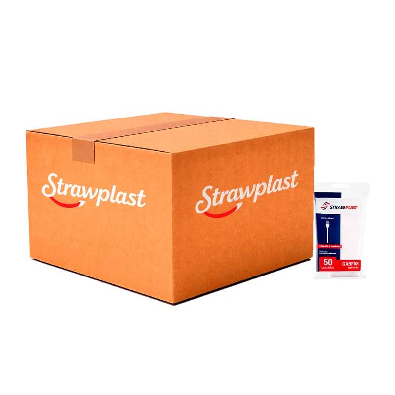 GARFO EXPORTACAO BRANCO 500 UN STRAWPLAST