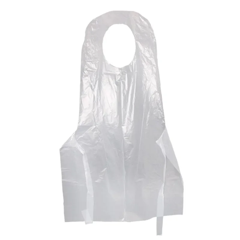 AVENTAL 1,00 M X 60 CM PLASTICO 100 UN