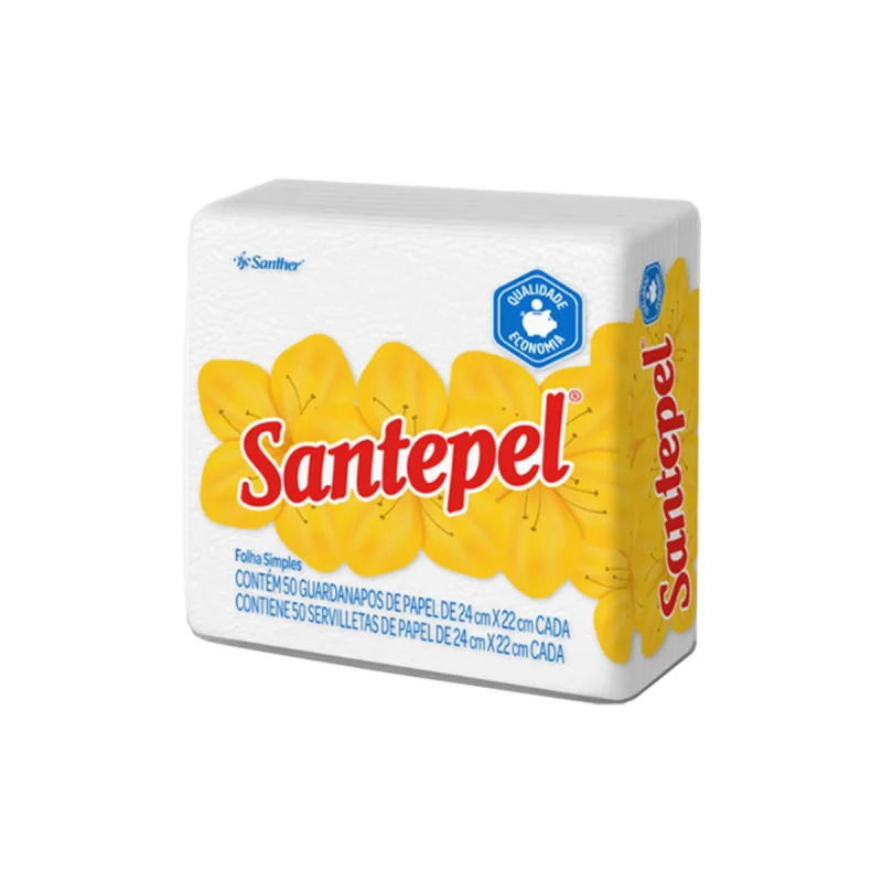 GUARDANAPO 23 CM X 22 CM COM 50 FL SANTEPEL