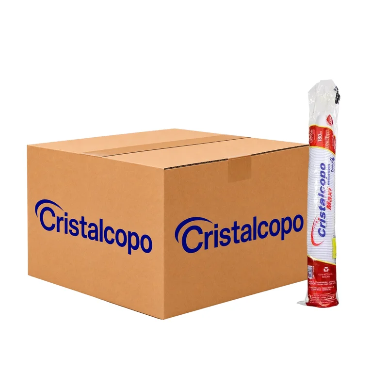 COPO 180 ML BRANCO PP ABNT 2500 UN CRISTALCOPO