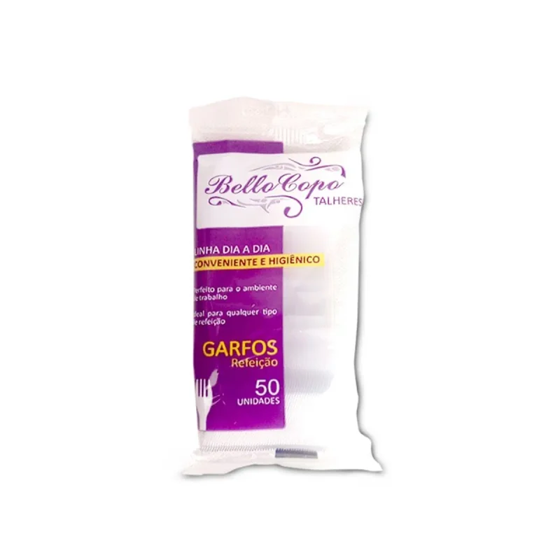 GARFO REFEICAO CRISTAL 20 PCT X 50 UN BELLOCOPO