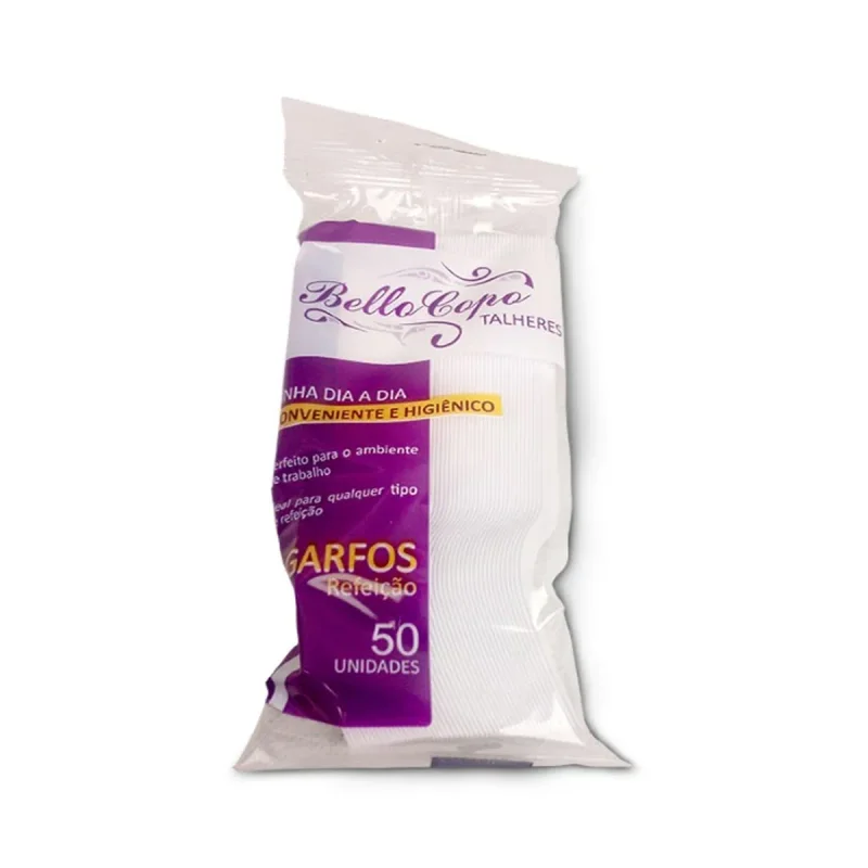 GARFO REFEICAO BRANCO 01 PCT X 50 UN BELLOFESTAS
