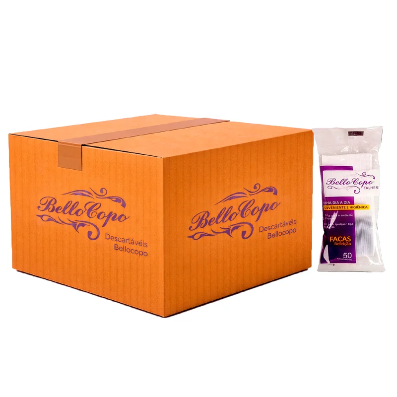 FACA REFEICAO BRANCA 20 PCT X 50 UN BELLOCOPO.