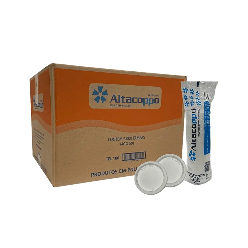 TAMPA 100 ML TRANSP. 50 UN ALTACOPPO