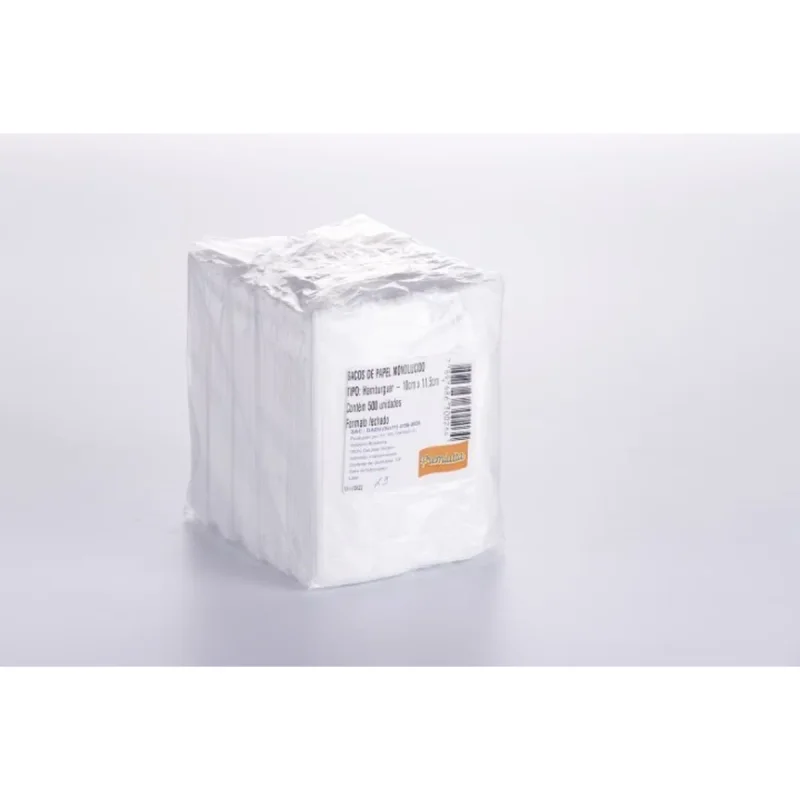 SACO PARA HAMBURGUER MONO COM 500 UN PREMIATTA