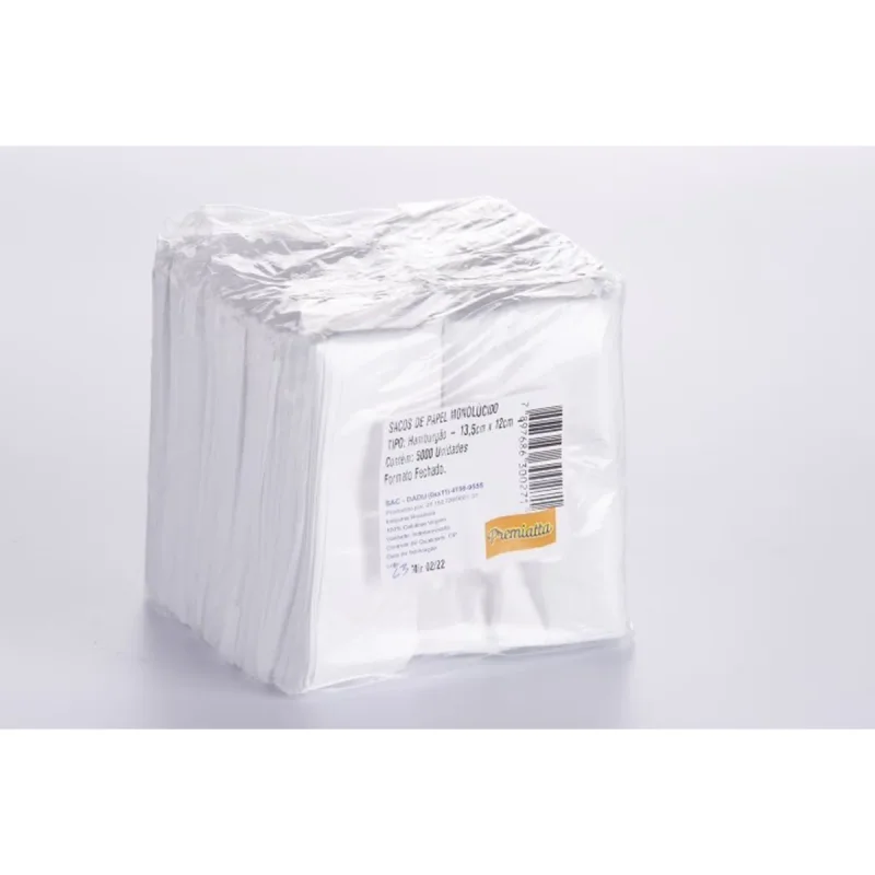 SACO PARA HAMBURGAO MONO COM 500 UN PREMIATTA