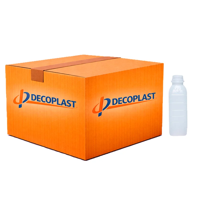 GARRAFA PLASTICA SEM TAMPA 300 ML 100 UN DECO