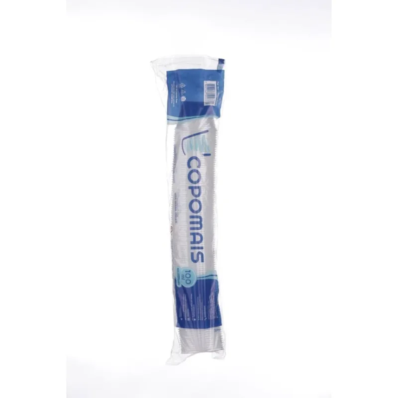 POTE 100 ML TRANSP. PS 100 UN COPOMAIS