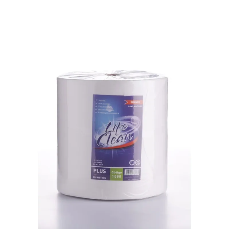 PANO ROLO 300 M X 28 CM BRANCO LIFECLEAN
