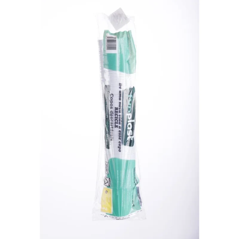 COPO 180 ML BRANCO PS ABNT 100 UN FONPLAST.
