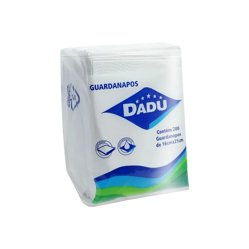 GUARDANAPO 16 CM X 21 CM BALCAO COM 01 PCT X 200 FL DADU