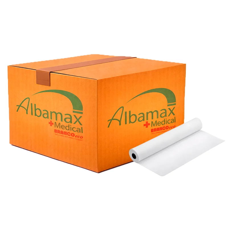 LENCOL HOSPITALAR CELULOSE 50 M X 50 CM 10 UN ALBAMAX