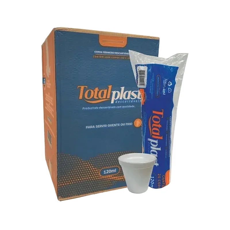 COPO 120 ML TERMICO EPS 1000 UN TOTALPLAST