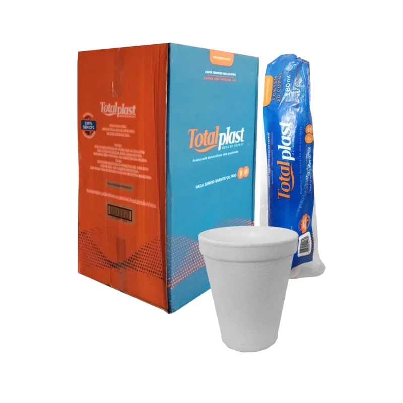 COPO 240 ML TERMICO EPS 1000 UN TOTALPLAST