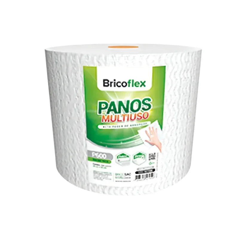 PANO ROLO 300 M X 28 CM BRANCO M600 BRICOFLEX
