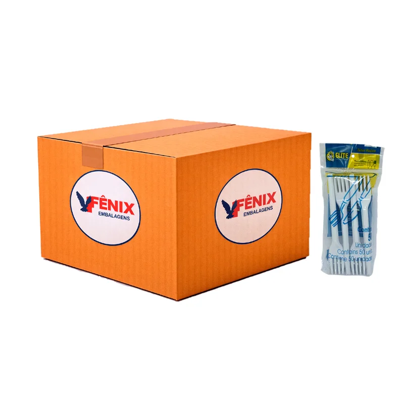 GARFO REFEICAO 20 PCT X 50 UN BRANCO SOFT ELITE