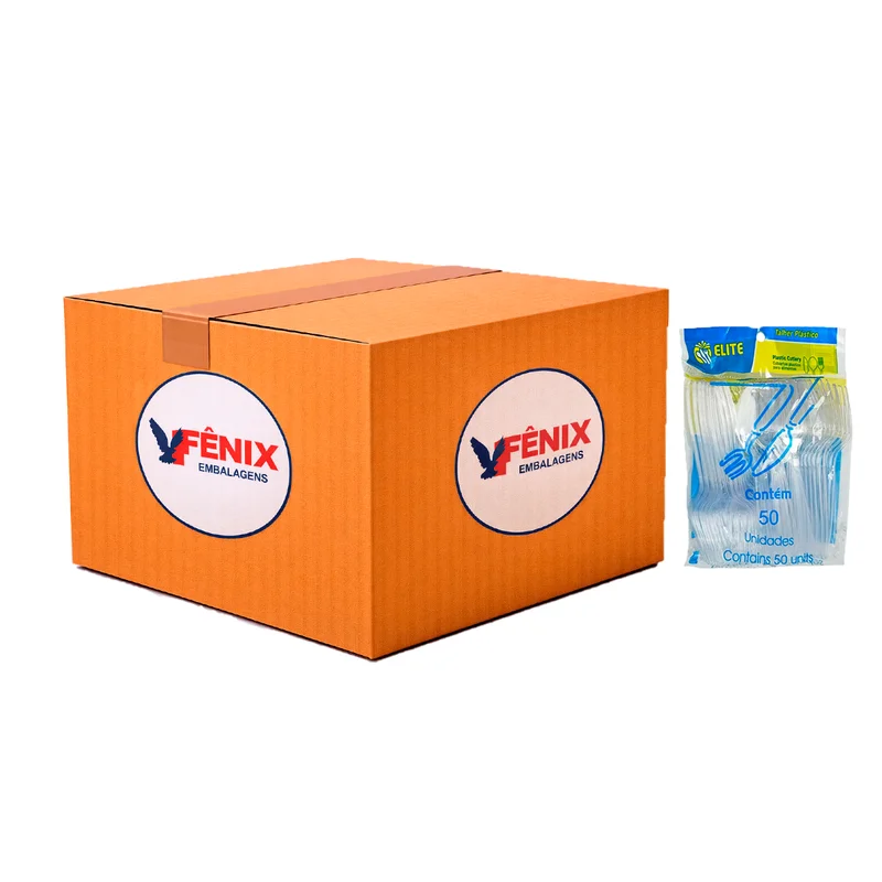 GARFO REFEICAO 20 PCT X 50 UN CRISTAL SOFT ELITE