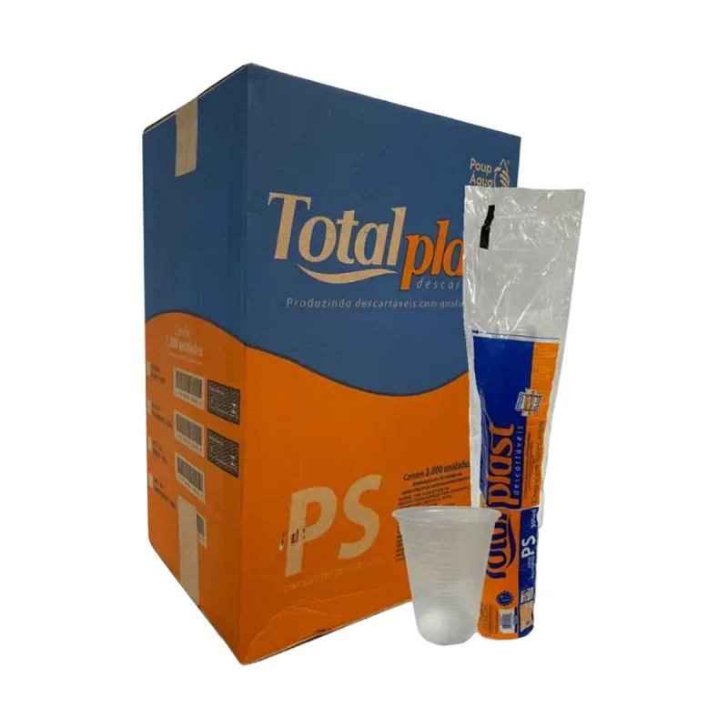 COPO 300 ML TRANSP. PP ABNT 2000 UN TOTALPLAST