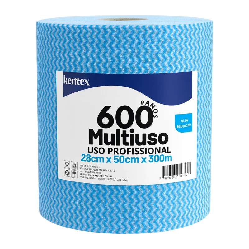 PANO ROLO 300 M X 28 CM AZUL KENTEX
