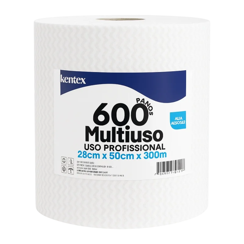PANO ROLO 300 M X 28 CM BRANCO KENTEX