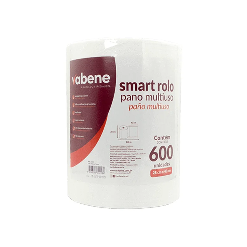 PANO ROLO 240 M X 28 CM BRANCO VABENE