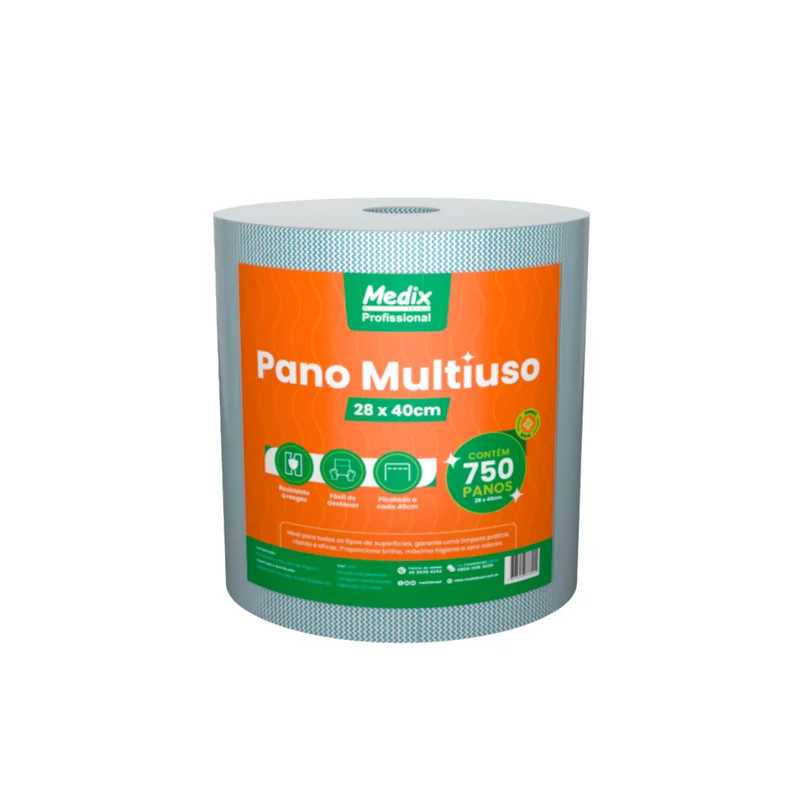 PANO ROLO 300 M X 28 CM AZUL MEDIX
