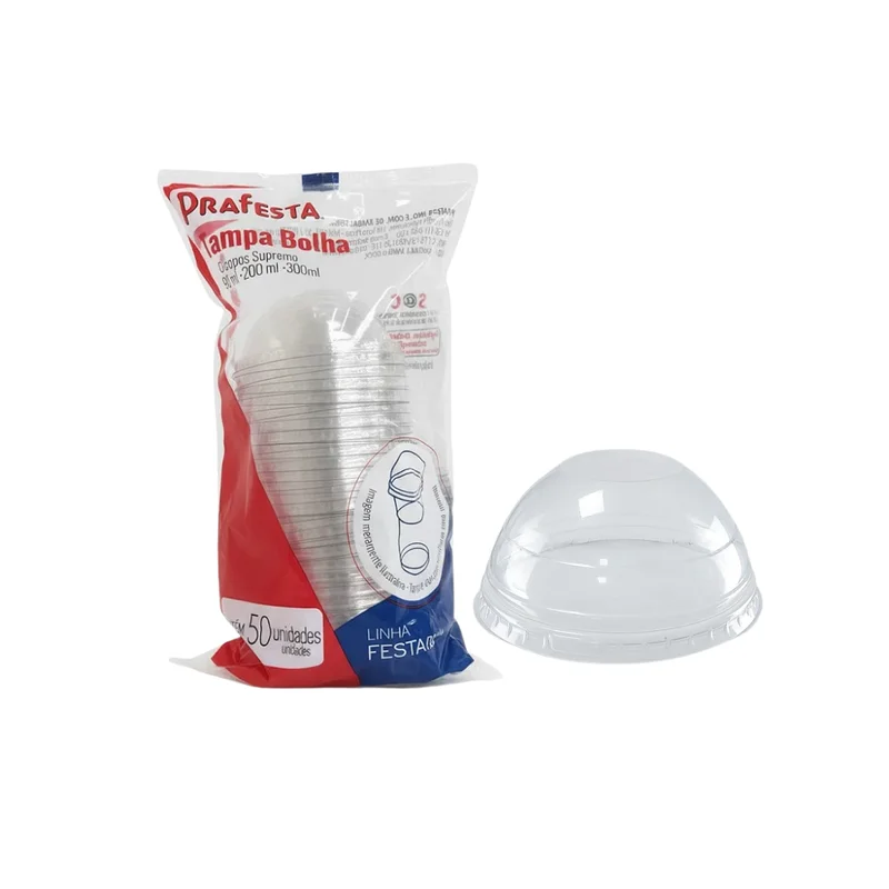 TAMPA BOLHA 440 ML SEM FURO 20 PCT X 50 UN TB92TR CRISTAL