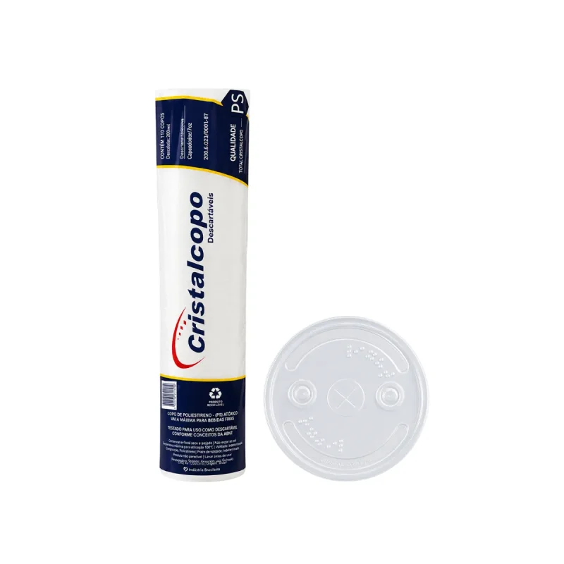 TAMPA 440 ML COM FURO 50 UN TPP92TRF CRISTALCOPO