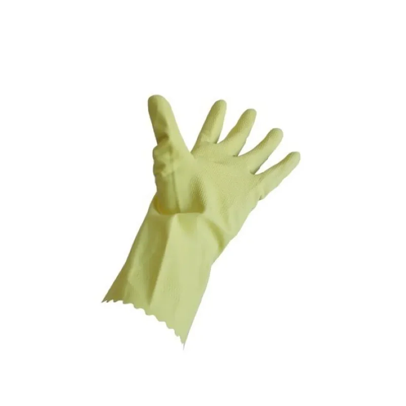 LUVA SILVER G AMARELO LATEX CA 16312 VOLK