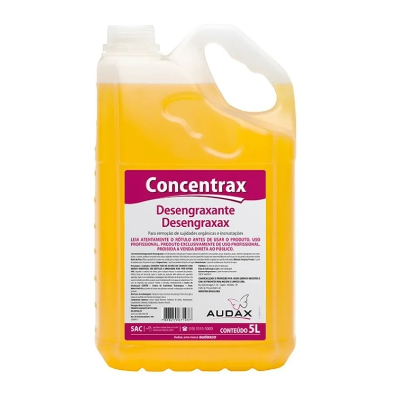 DESENGRAXANTE 5 L ALCALINO CONCENTRAX AUDAX