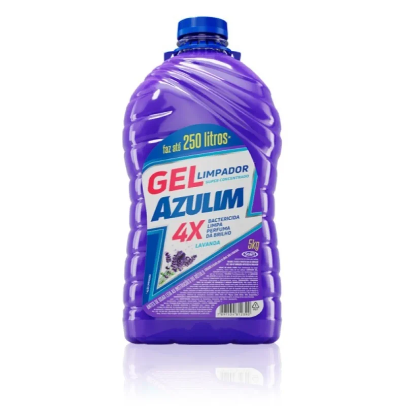 LIMPADOR GEL LAVANDA 5 KG CONCENTRADO AZULIM