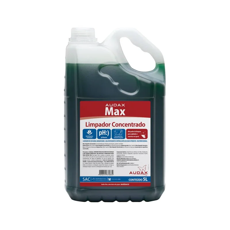 LIMPADOR GERAL 5 L CONCENTRADO MAX