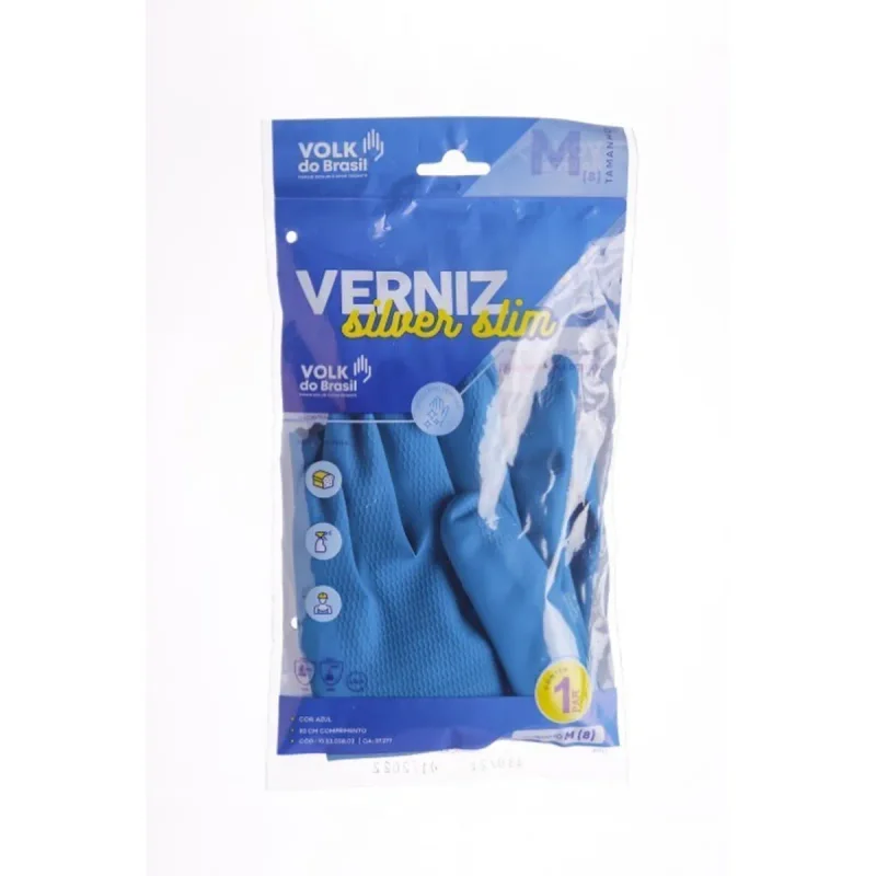 LUVA SILVER SLIM M AZUL CA 37277 VOLK