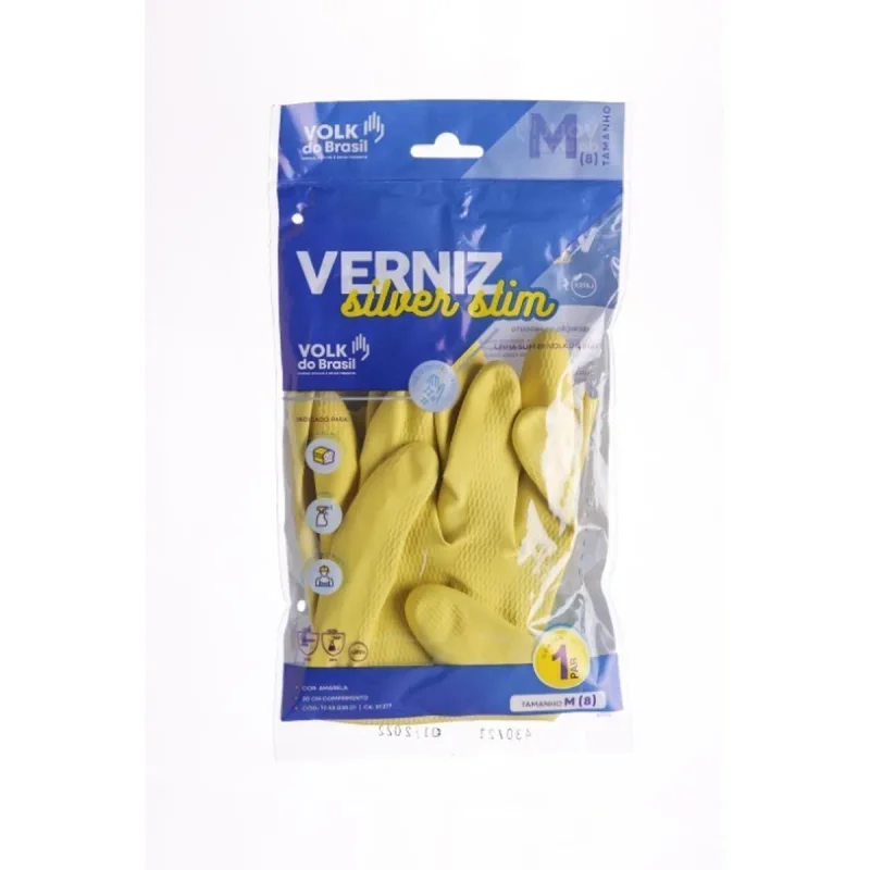 LUVA SILVER SLIM M AMARELA CA 37277 VOLK