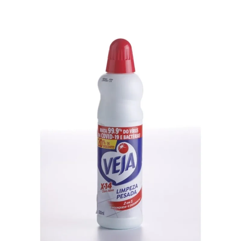 LIMPADOR LIMPEZA PESADA 500 ML X-14 CLORO ATIVO VEJA PROMO