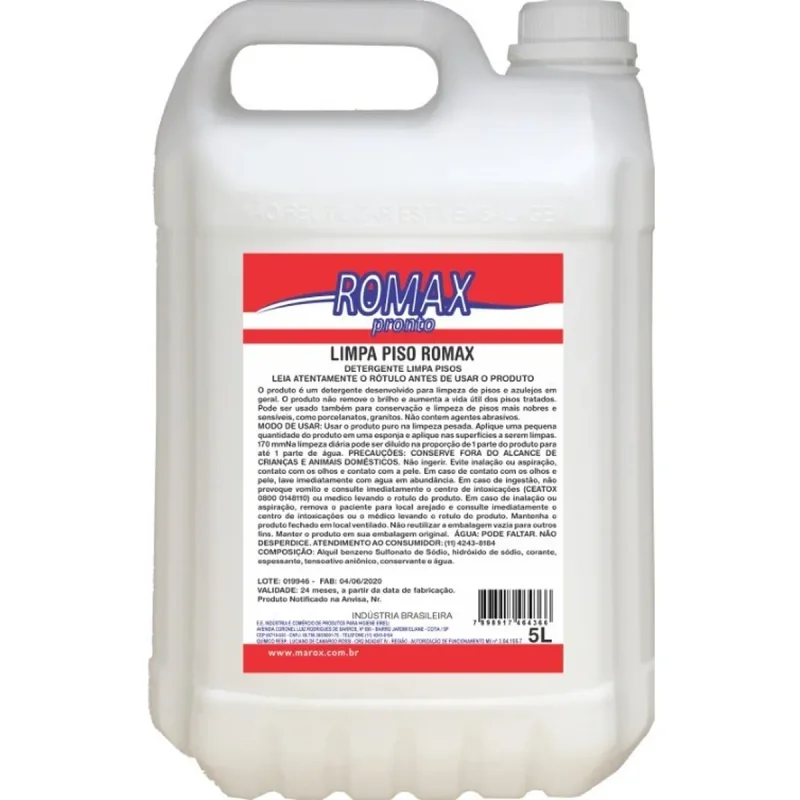 LIMPA PISO 5 L ROMAX