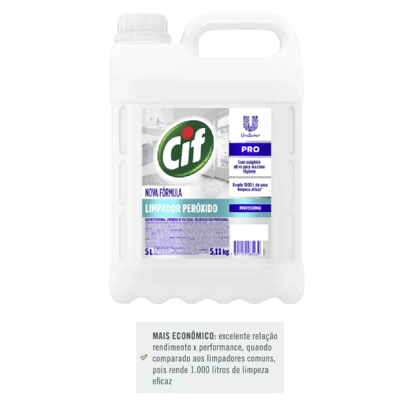 LIMPADOR PEROXIDO 5 L CIF