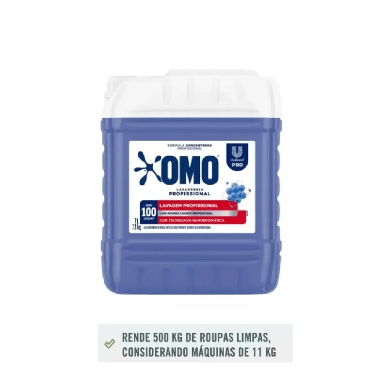 LAVA ROUPAS 7 L AZUL LAVANDERIA PRO OMO