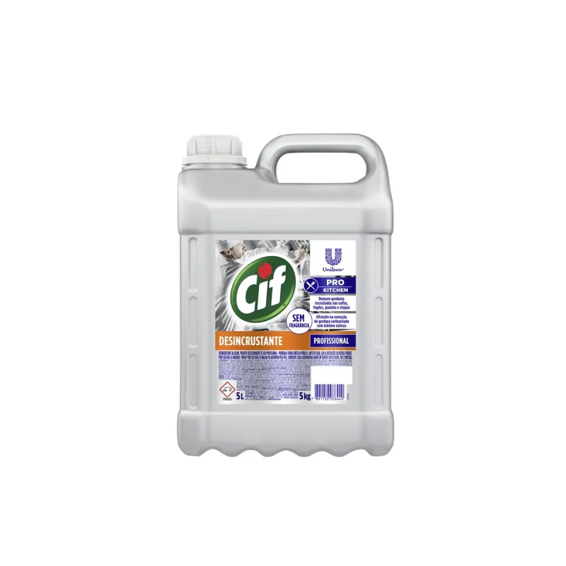 DESINCRUSTANTE ALCALINO 5 L SEM FRAGRANCIA CIF