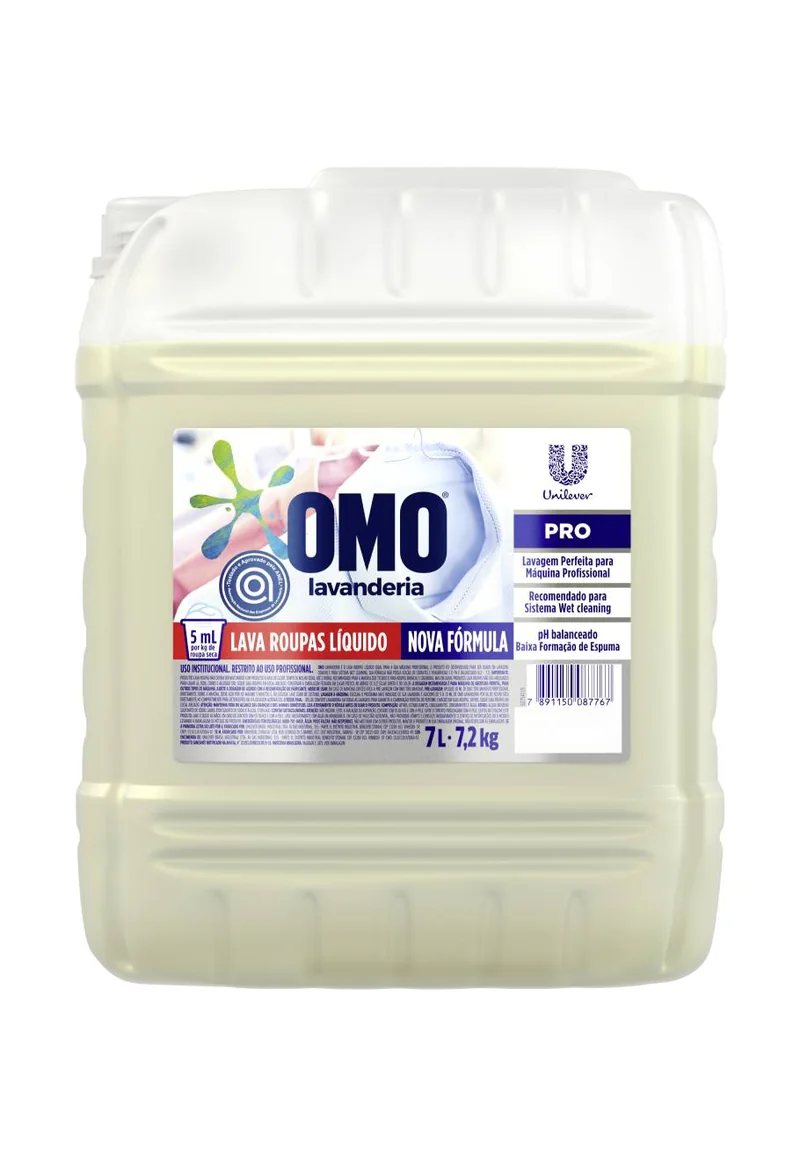 LAVA ROUPAS 7 L SUPER CONCENTRADO AMARELO LAVANDERIA OMO
