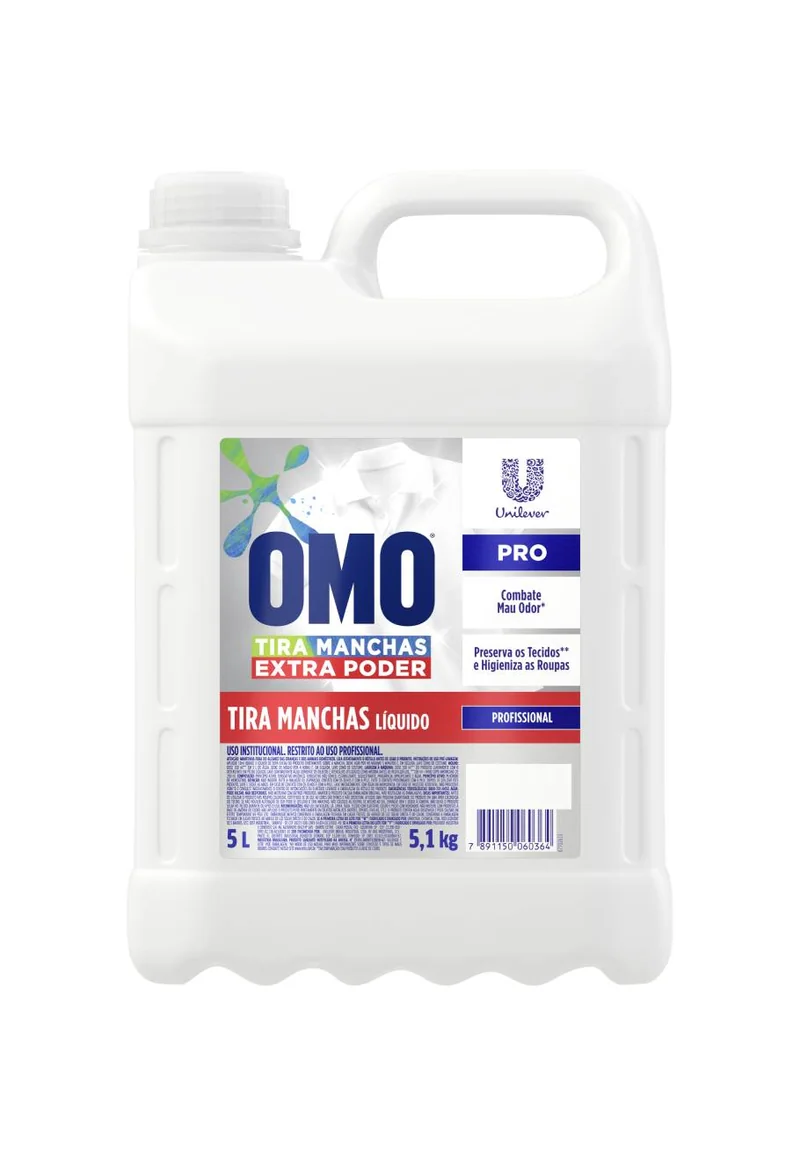TIRA MANCHAS LIQUIDO 5 L OMO