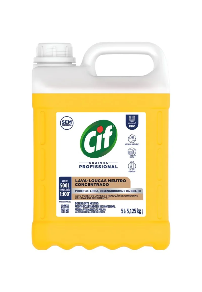 DETERGENTE NEUTRO 5 L CONCENTRADO CIF
