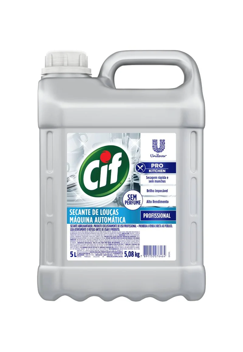 SECANTE DE LOUCAS PARA MAQUINA 5 L CIF